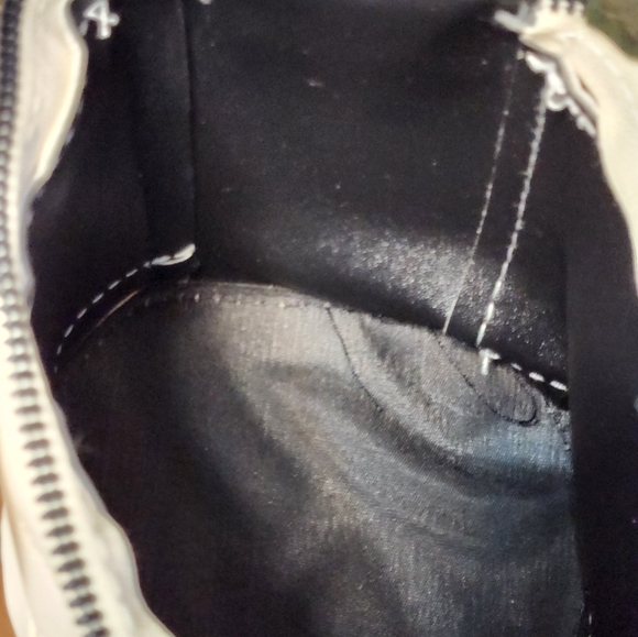 Women beige crossbody bucket bag - Picture 6 of 6